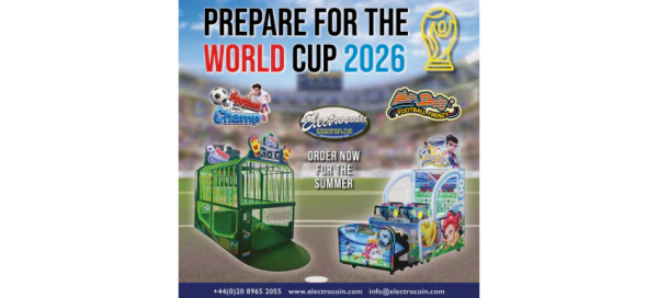 Electrocoin ready for World Cup 2026 with football themed machine selection
