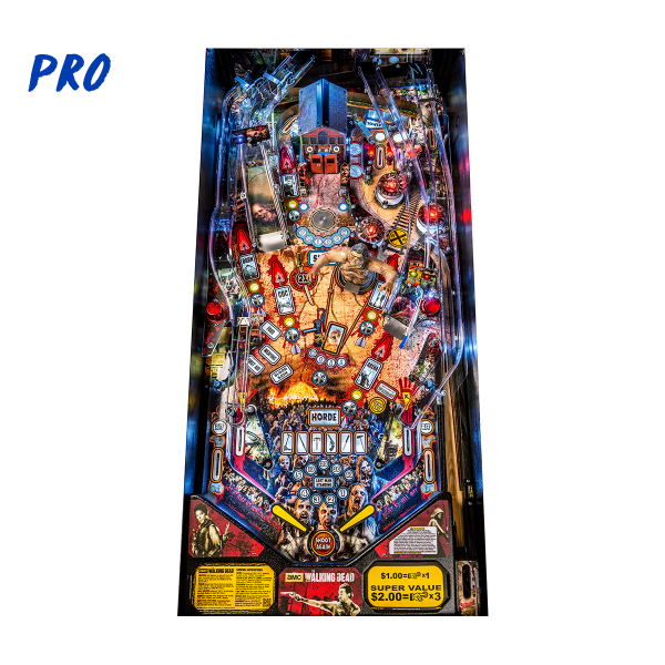 AMC’s The Walking Dead Pinball Pro Edition Playfield by Stern Pinball