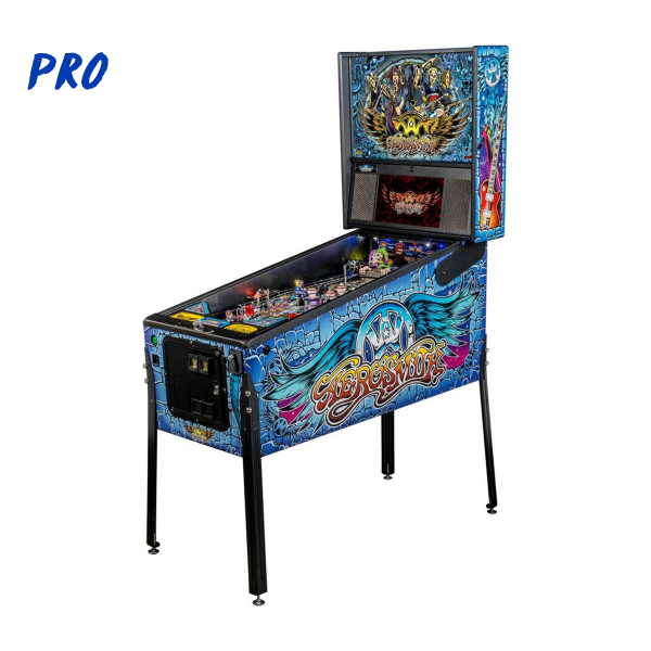 Aerosmith Pinball Pro Edition Full Side by Stern Pinball