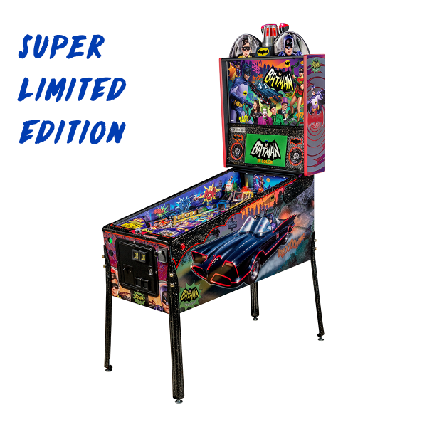 Batman 66 ‘Anniversary Edition’ Pinball Super Limited Edition Full Side by Stern Pinball