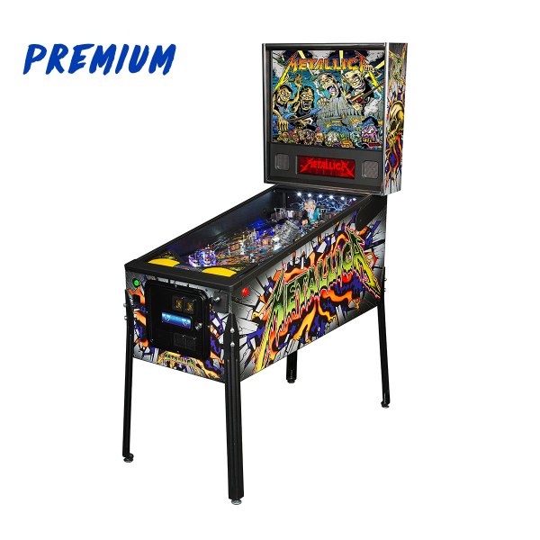 Metallica Pinball Premium Edition Full Side by Stern Pinball