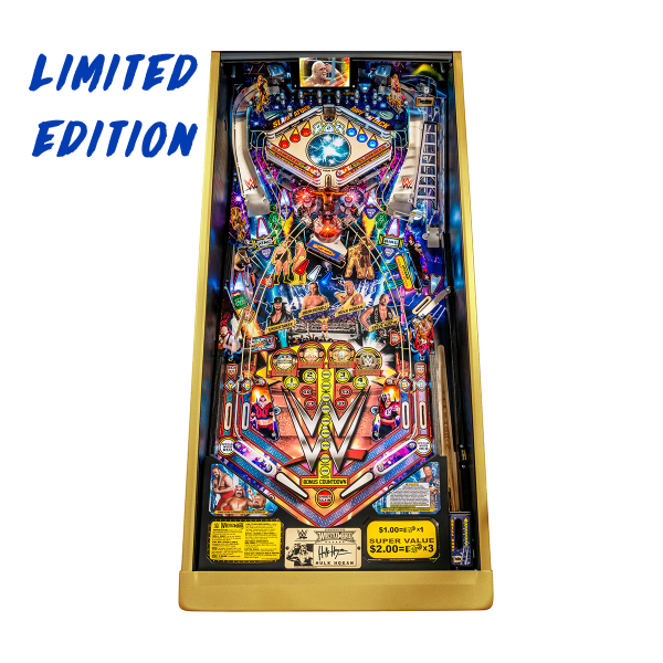 WWE WrestleMania Pinball Limited Edition Playfield by Stern Pinball