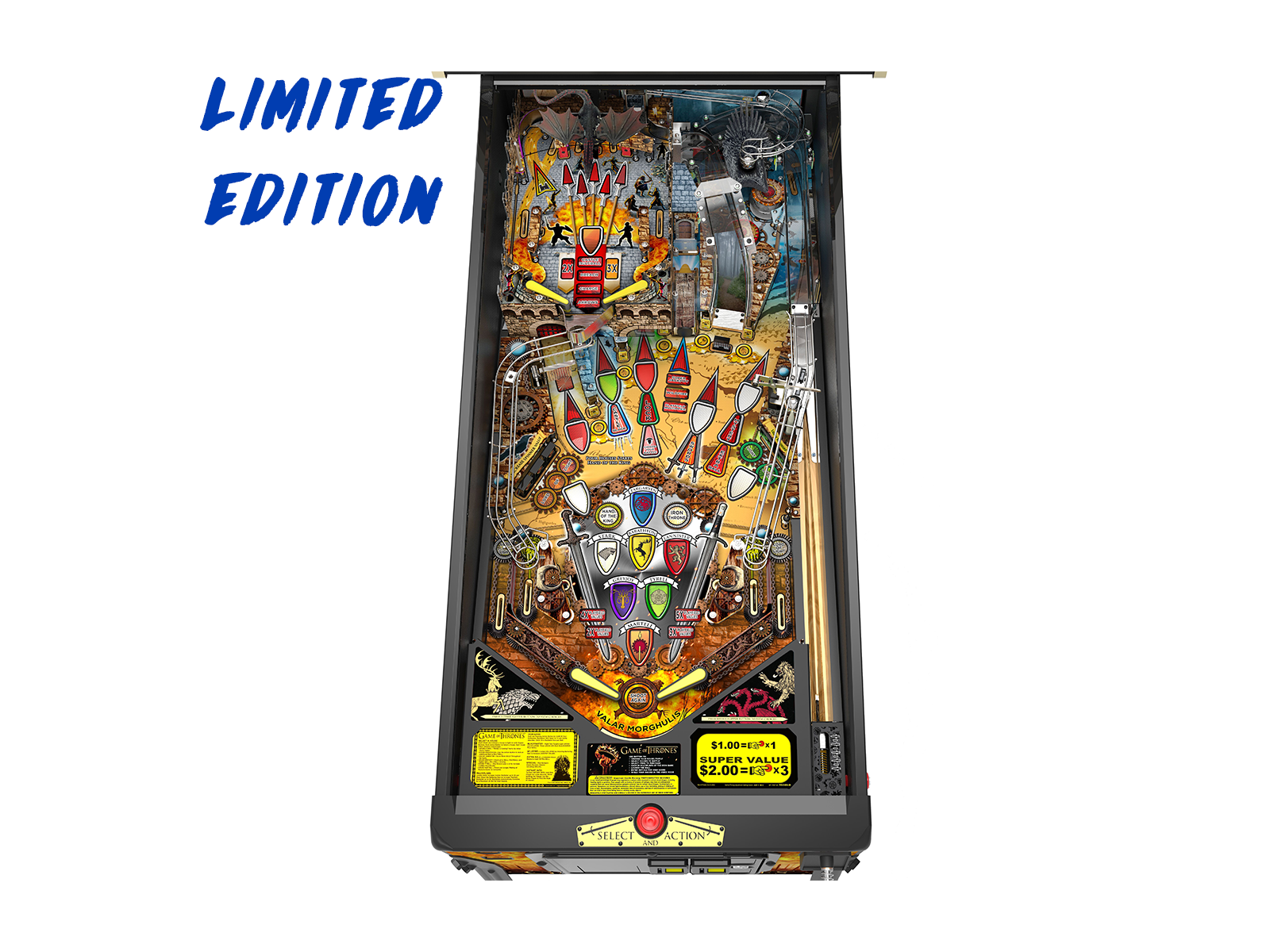 Stern Pinball Game of Thrones Pro Pinball Machine – Game and Sport World