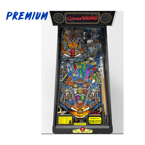 Game of Thrones Pinball Premium Edition Playfield by Stern Pinball