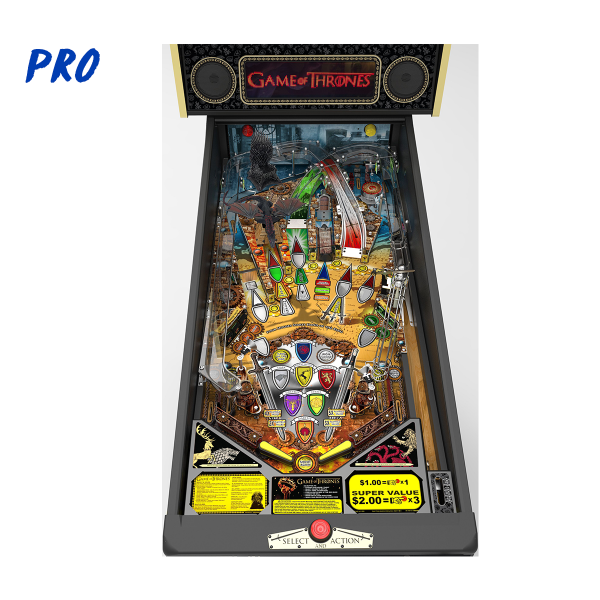 Game of Thrones Pinball Pro Edition Playfield by Stern Pinball