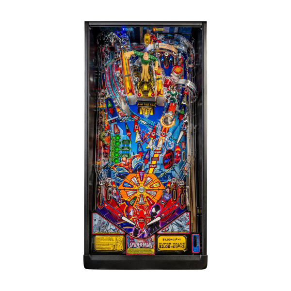 Spider-Man Pinball Playfield by Stern Pinball