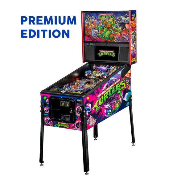 Teenage Mutant Ninja Turtle Premium Edition Pinball Full Side by Stern Pinball