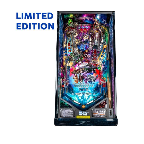 Heavy Metal Limited Edition Pinball Play-field by Stern Pinball and Incendium