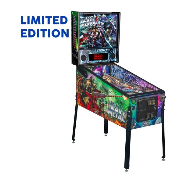 Heavy Metal Limited Edition Pinball Right Side by Stern Pinball and Incendium