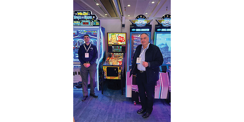 Electrocoin John A. Stergides and John Stergides at the Irish Gaming Show 2023 (IGS)