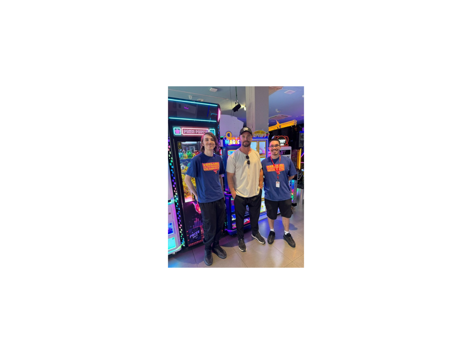 Chris Hemsworth at Funland