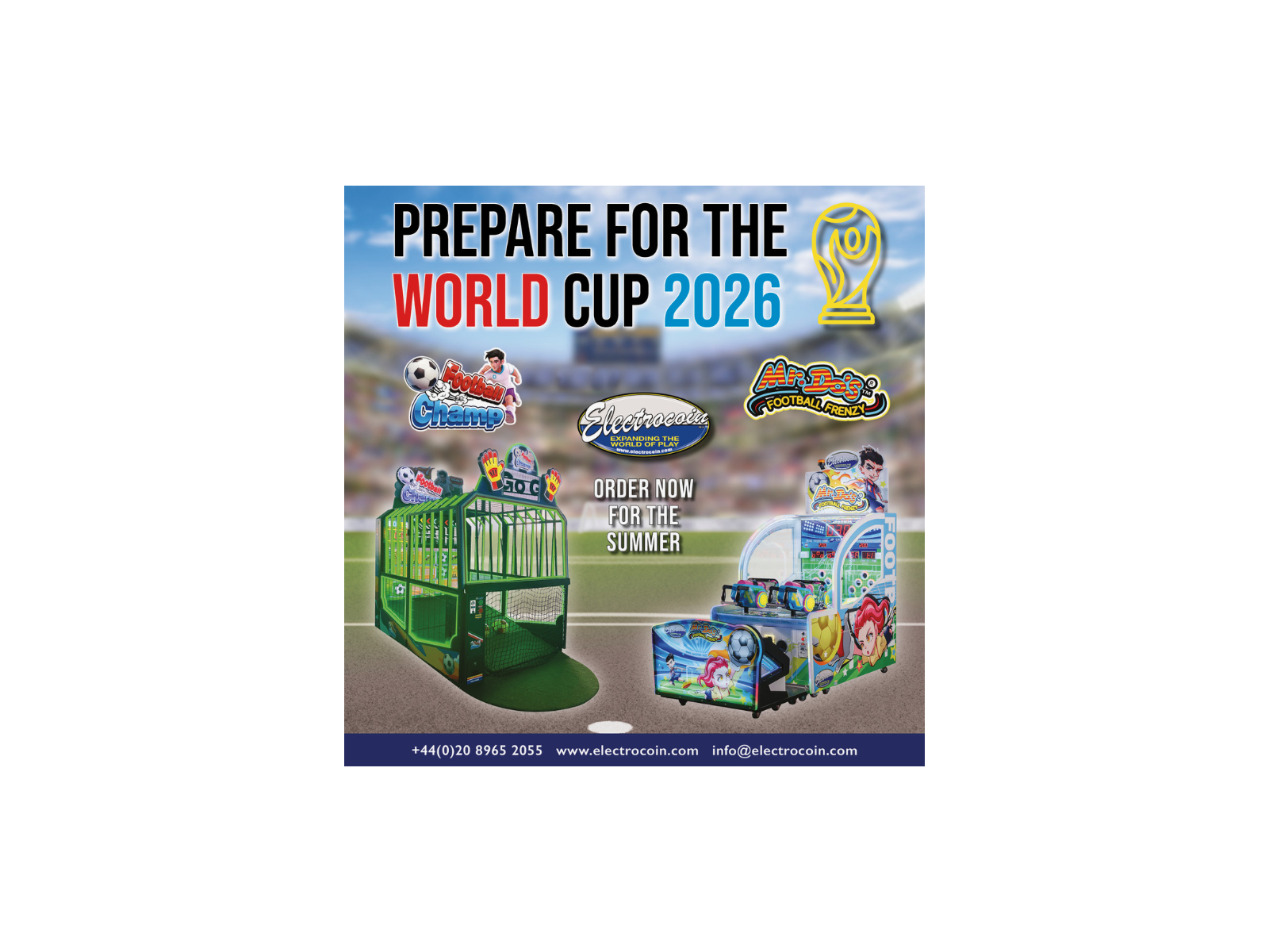 World Cup 2026 - Electrocoin Football Champ & Football Frenzy